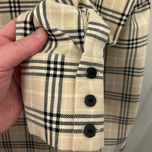 MSCH Copenhagen Plaid Button-Down Shirt, Sz M - Picture 4 of 8